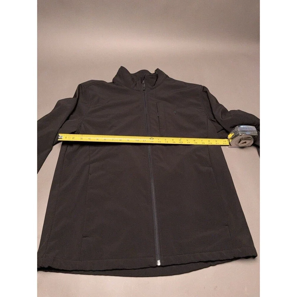 Free Country Men’s Full Zip Fleece Jacket w/ Zip Pockets Black L